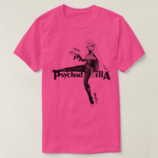 Barbarella Psychadella T-Shirt (Design vorne)