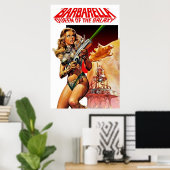 Barbarella Queen of the Galaxy Poster (Heimbüro)