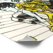 Barbarella Vintag Czech Movie Poster (Ecke)