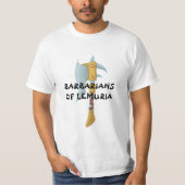 Barbaren des Lemuria Axt-T - Shirt (Vorderseite)