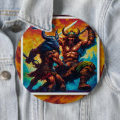 Barbarenkönig-Kampftaste Button (Beispiel)