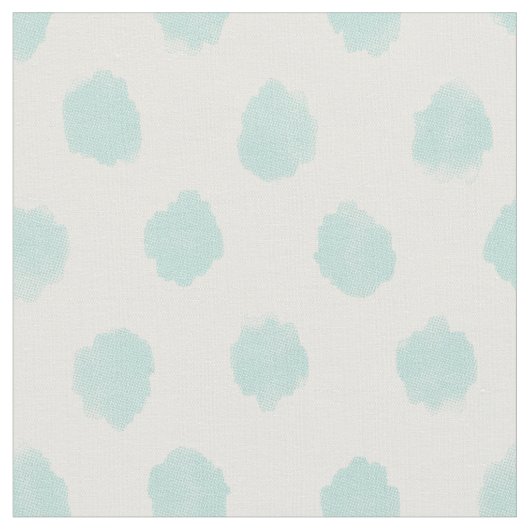 BARBARIAN Boho Aqua Dots Stoff (Nahaufnahme)