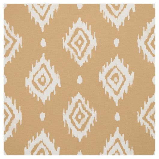 BarBARIAN Boho Ikat Diamant Gold Stoff (Muster)