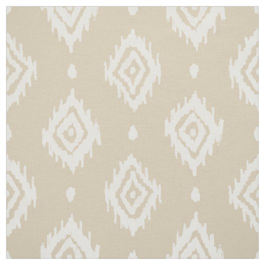 BARBARIAN Boho Ikat Diamant Natural Stoff (Muster)