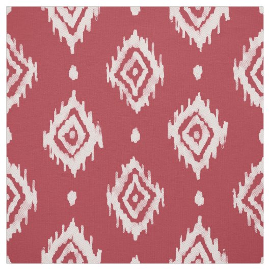 BarBARIAN Boho Ikat Diamant Red Stoff (Muster)