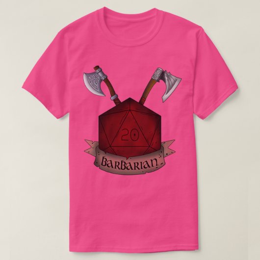 Barbarian Dice Classic TShirt (Design vorne)