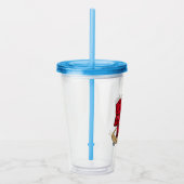 Barbarian Dice Design Acryltrinkbecher (Rechts)