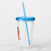 Barbarian Dice Design Acryltrinkbecher (Links)