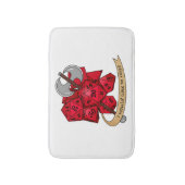 Barbarian Dice Design Badematte (Vorderseite Vertikal)