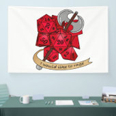Barbarian Dice Design Banner (Messe)