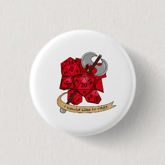 Barbarian Dice Design Button