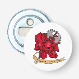 Barbarian Dice Design Flaschenöffner