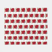 Barbarian Dice Design Fleecedecke (Vorderseite (Horizontal))