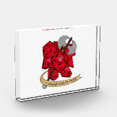 Barbarian Dice Design Fotoblock (Links)