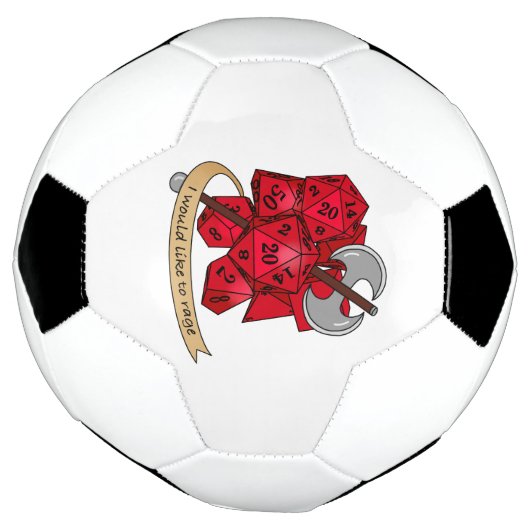 Barbarian Dice Design Fußball (Gedreht)