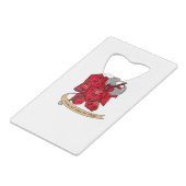 Barbarian Dice Design Geldbeutel Flaschenöffner (Rückseite Schrägansicht)