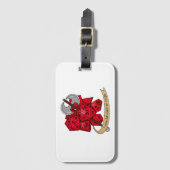 Barbarian Dice Design Gepäckanhänger (Vorderseite Vertikal)