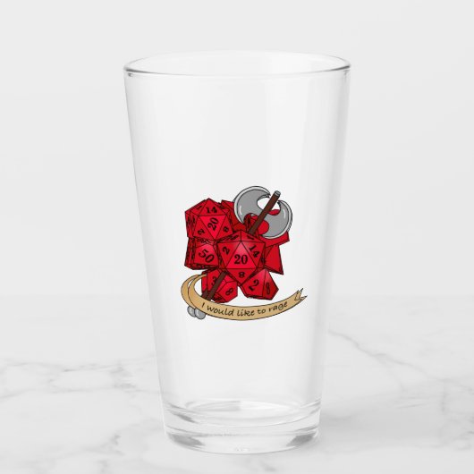 Barbarian Dice Design Glas (Vorderseite)