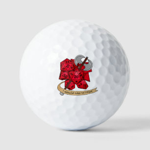 Barbarian Dice Design Golfball