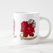 Barbarian Dice Design Jumbo-Tasse (Rechts)