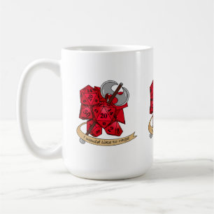 Barbarian Dice Design Kaffeetasse