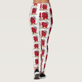 Barbarian Dice Design Leggings (Rückseite)