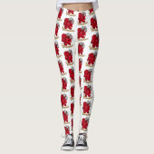 Barbarian Dice Design Leggings (Vorderseite)