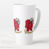 Barbarian Dice Design Milchtasse (Rechte Ecke)