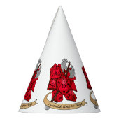 Barbarian Dice Design Partyhütchen (Links)