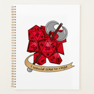 Barbarian Dice Design Planer