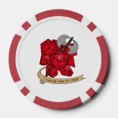 Barbarian Dice Design Pokerchips (Rückseite)
