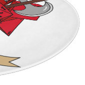 Barbarian Dice Design Schneidebrett (Ecke)