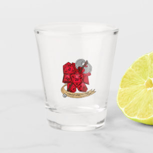 Barbarian Dice Design Shot Glass Schnapsglas