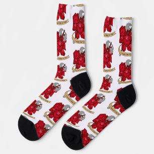 Barbarian Dice Design Socken
