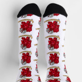 Barbarian Dice Design Socken (Oben)