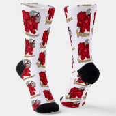 Barbarian Dice Design Socken (Gewinkelt)