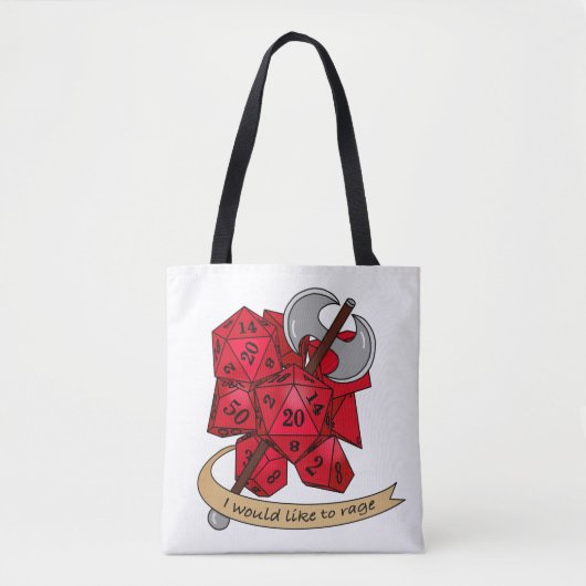 Barbarian Dice Design Tasche (Vorderseite)