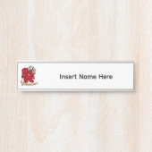 Barbarian Dice Design Türschild (Vorderseite )