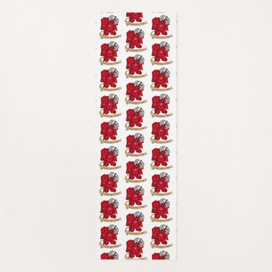 Barbarian Dice Design Yogamatte (Vorderseite)