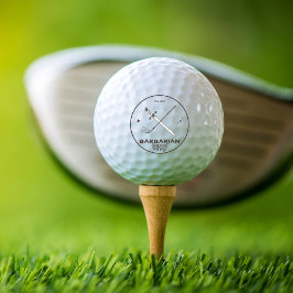 Barbarian Golfing Golfball