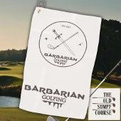 Barbarian Golfing Golfhandtuch