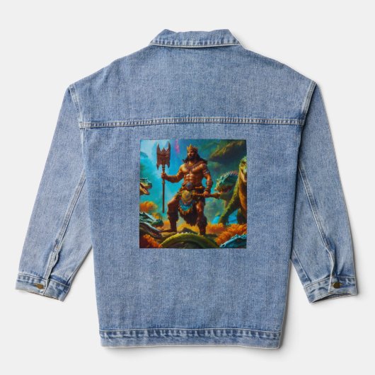 Barbarian King Denim Jacket Jeansjacke (Rückseite)