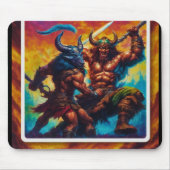 Barbarian King Fight Mousepad (Vorne)
