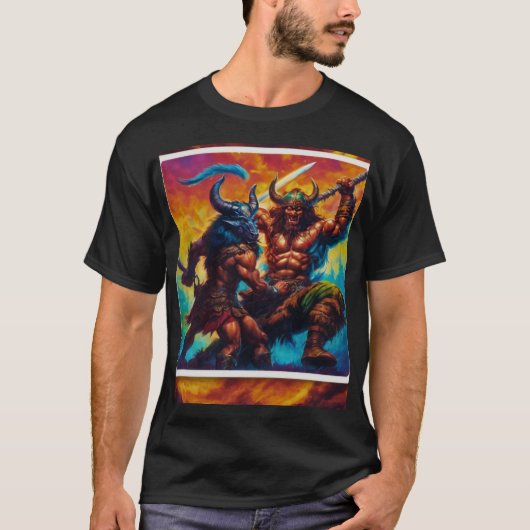 Barbarian King Fight T - Shirt (Vorderseite)