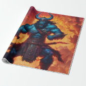 Barbarian King Wrapping Paper Geschenkpapier (Ungerollt)