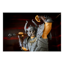 Barbarian Toy Fotografy Wall Art Poster