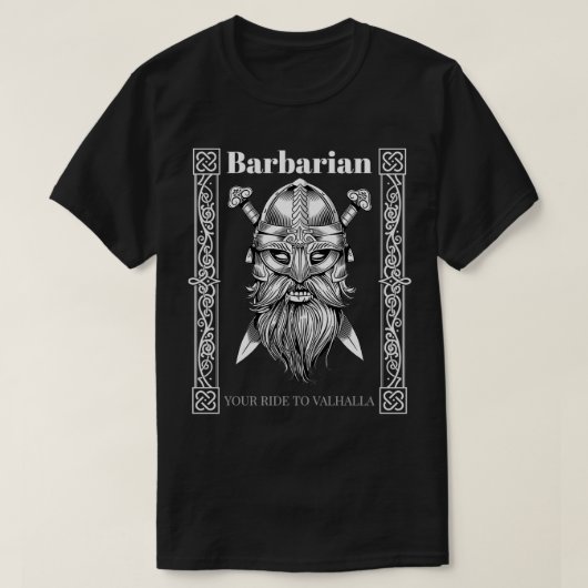 Barbarian Viking T-Shirt (Design vorne)