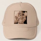 Barbarian Warrior Hat Truckerkappe (Vorderseite)