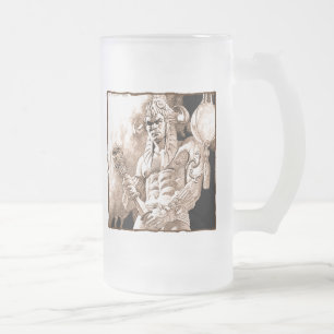 Barbarian Warrior Mattierte Tasse