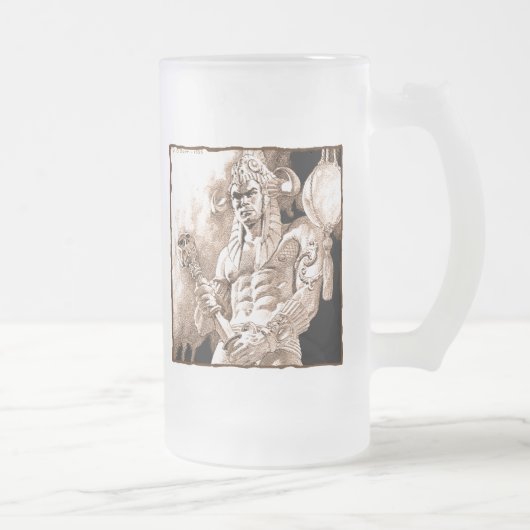 Barbarian Warrior Mattierte Tasse (Rechts)
